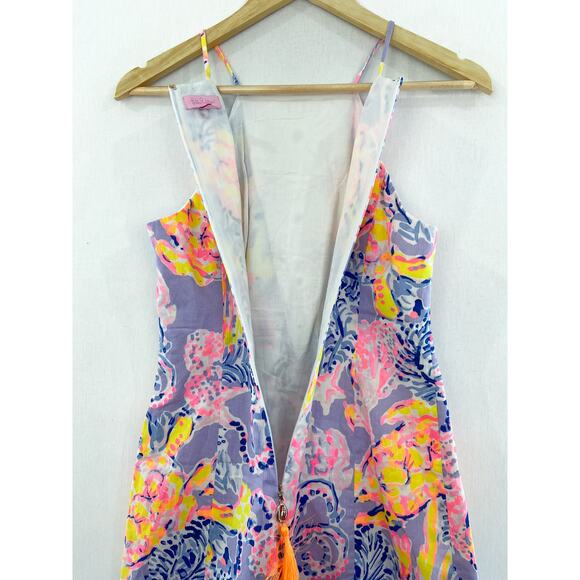Lilly Pulitzer Pearl Shift Dress 0 in Lilac Verbena So Snappy Summer Vibrant - Picture 5 of 8